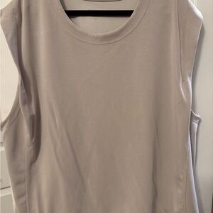Athleta Beige Muscle Tee